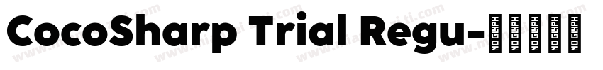 CocoSharp Trial Regu字体转换